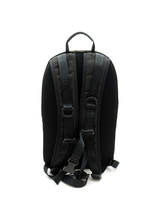 Chanel Sportsline Backpack Nylon Black Green main image 6